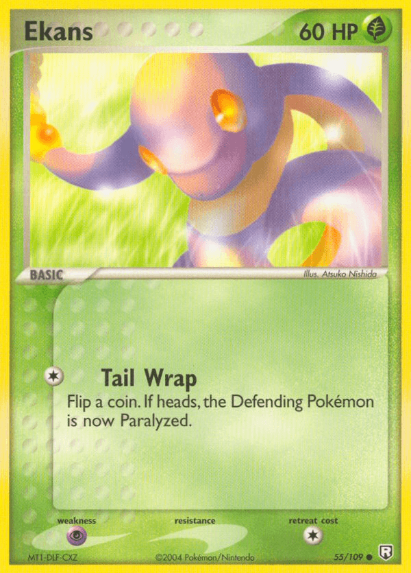 Ekans Pokémon card