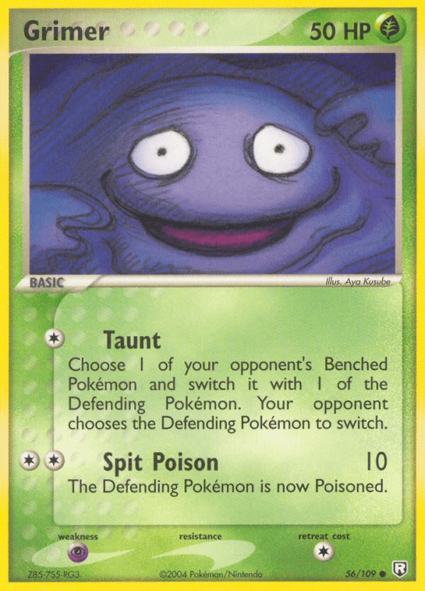 Grimer Pokémon card