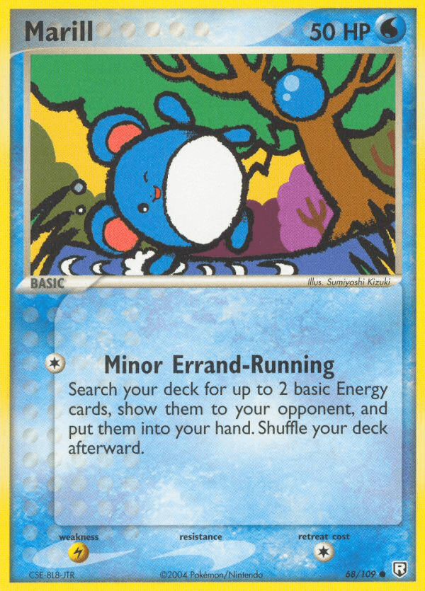 Marill Pokémon card