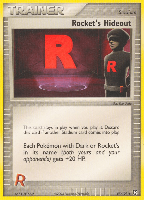 Rocket's Hideout Pokémon card