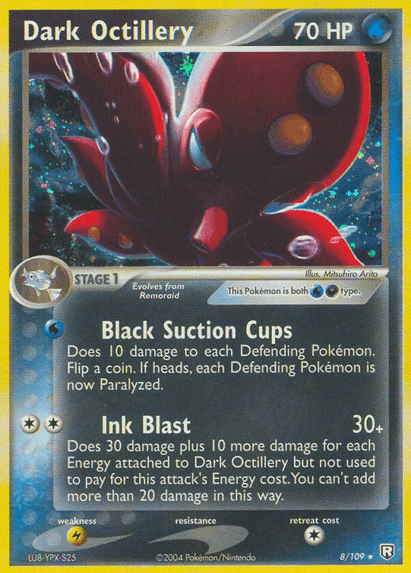 Dark Octillery Pokémon card
