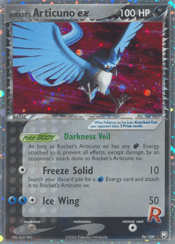 Rocket's Articuno ex — Rare Holo EX