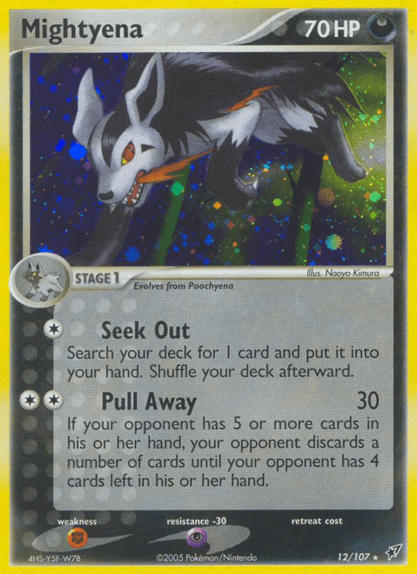 Mightyena Pokémon card