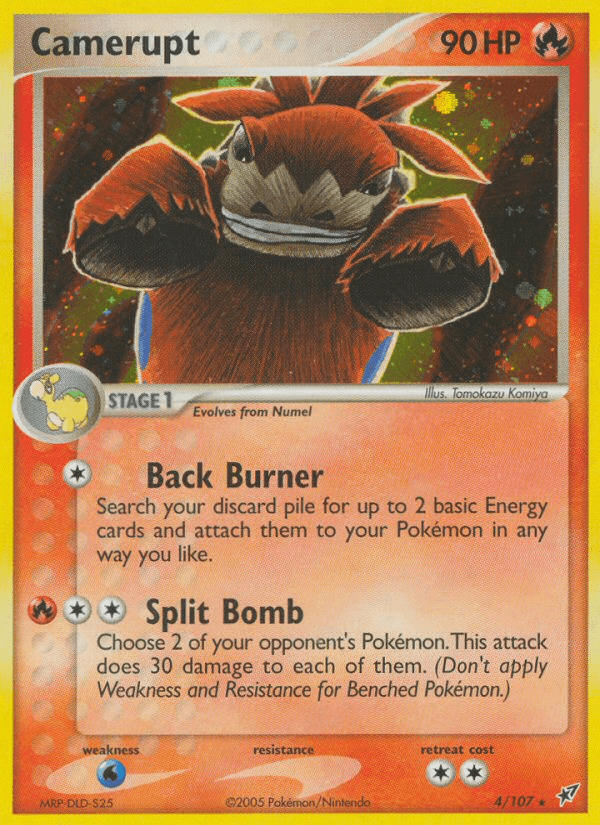 Camerupt Pokémon card