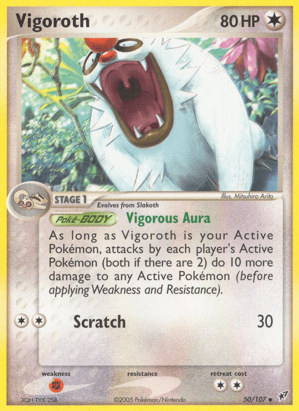Vigoroth Pokémon card