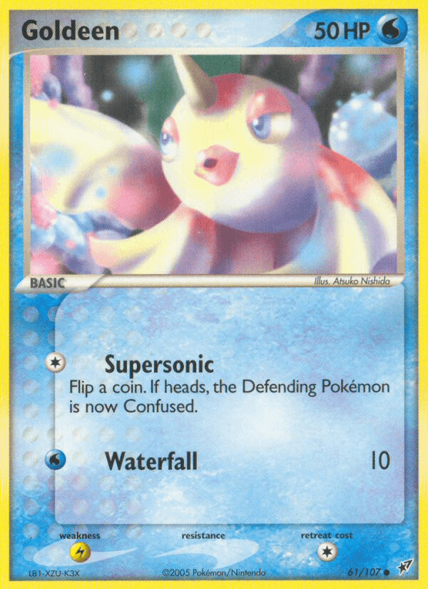 Goldeen Pokémon card