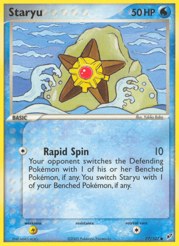 Staryu Pokémon card