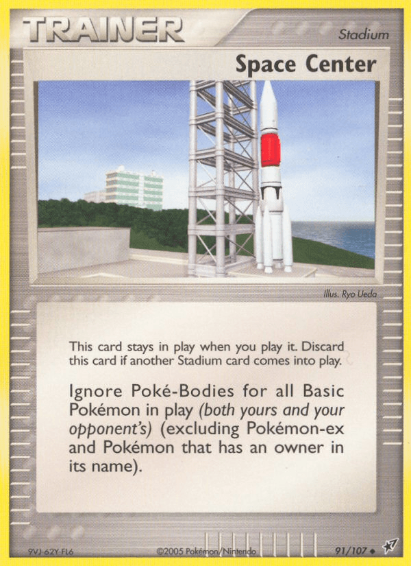 Space Center Pokémon card