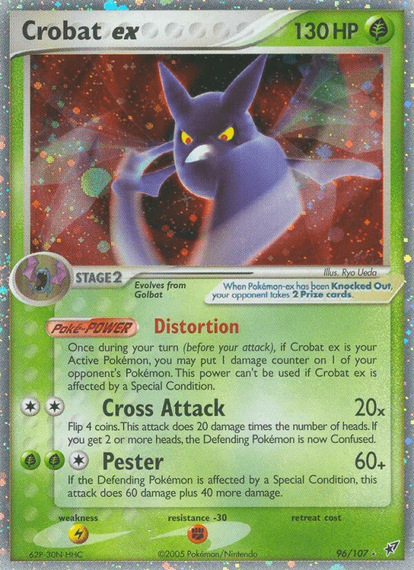 Crobat ex Pokémon card