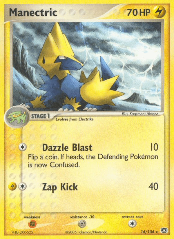 Manectric Pokémon card