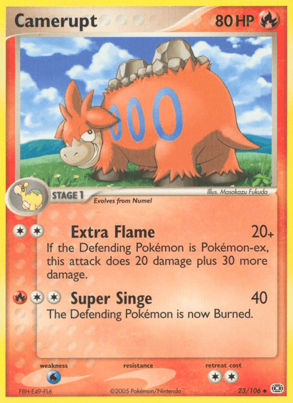 Camerupt Pokémon card