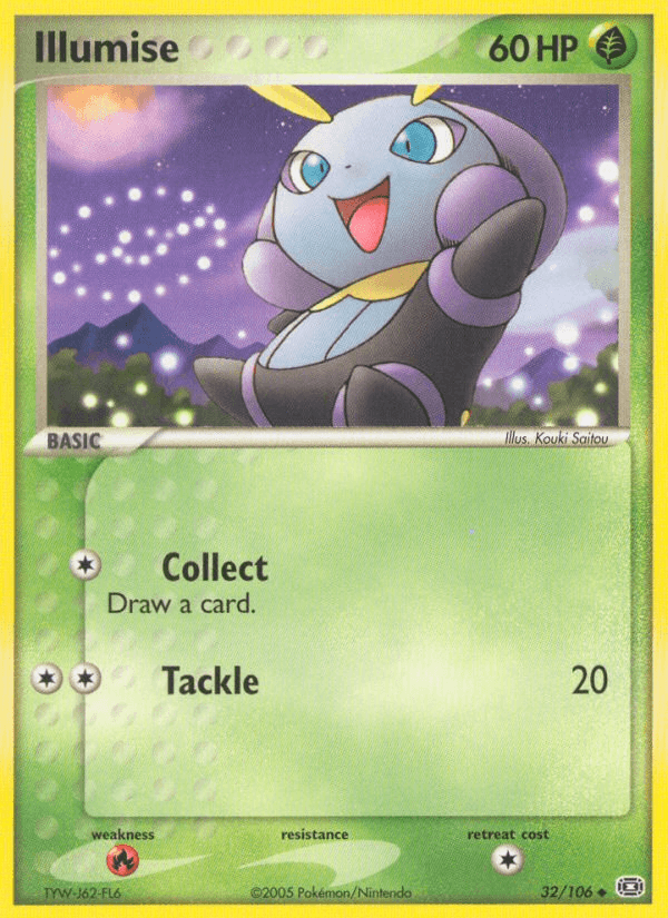 Illumise Pokémon card