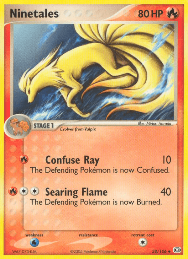 Ninetales Pokémon card