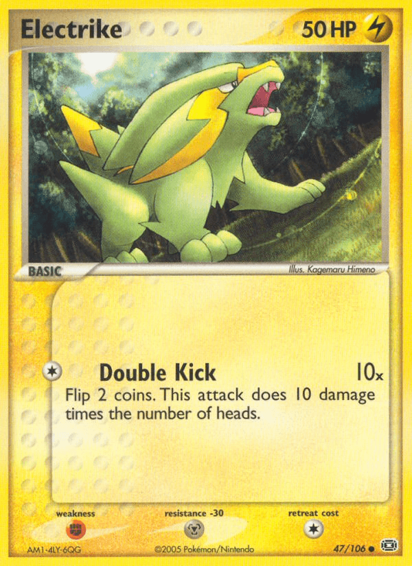 Electrike Pokémon card