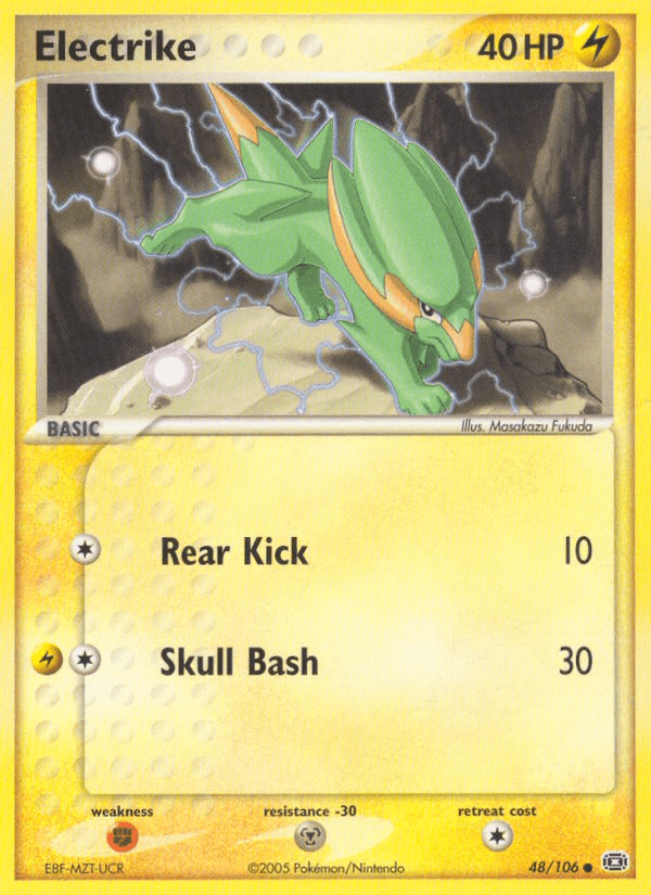Electrike Pokémon card