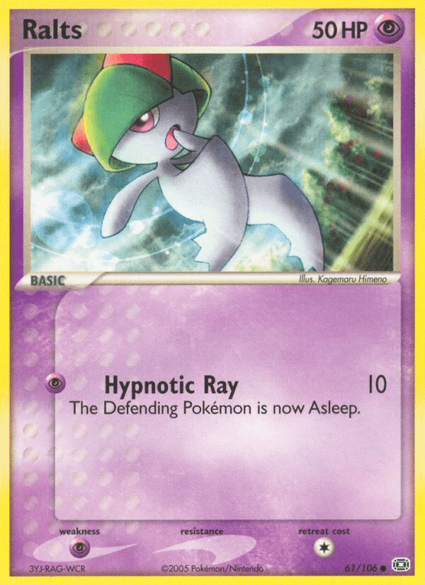 Ralts Pokémon card