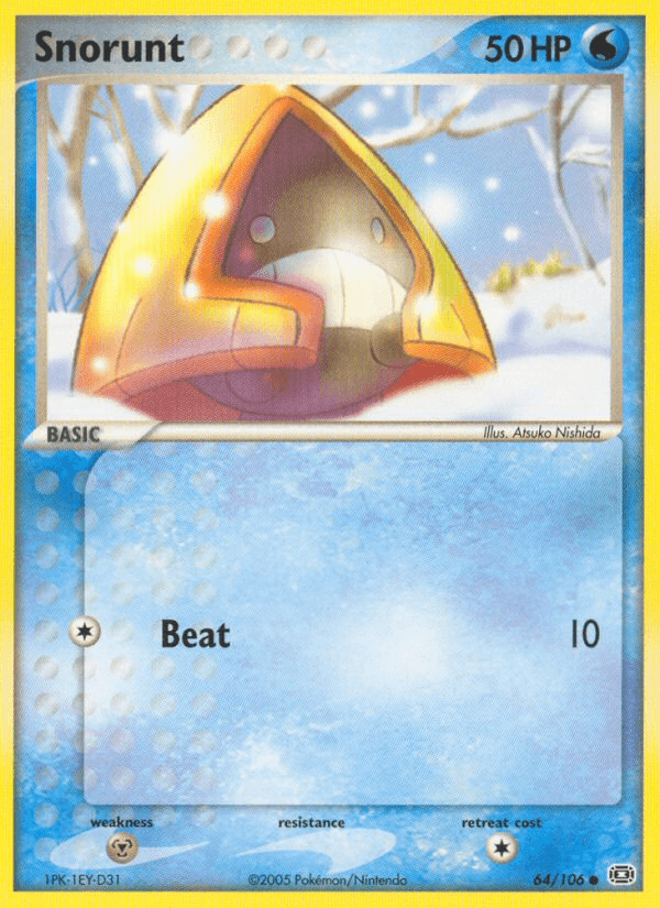 Snorunt Pokémon card