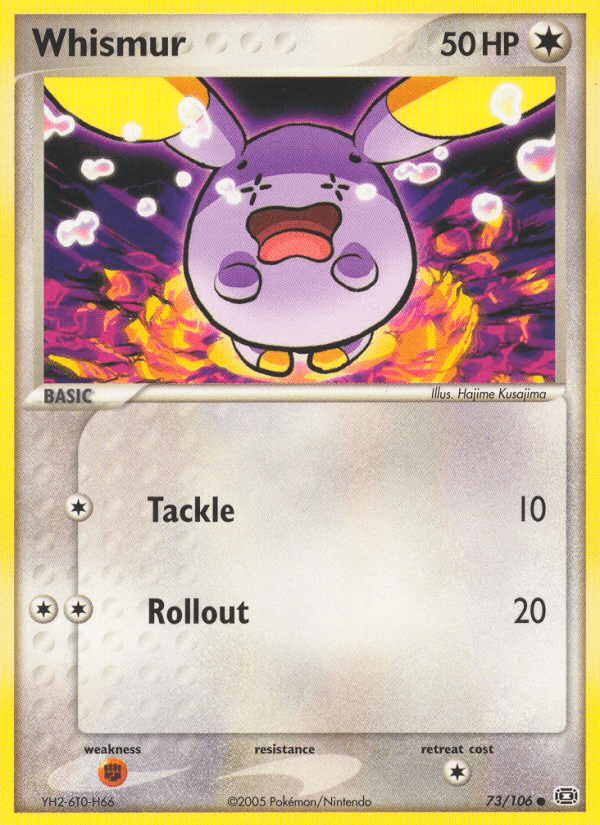 Whismur Pokémon card