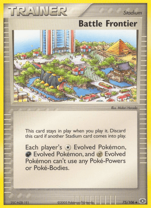 Battle Frontier Pokémon card