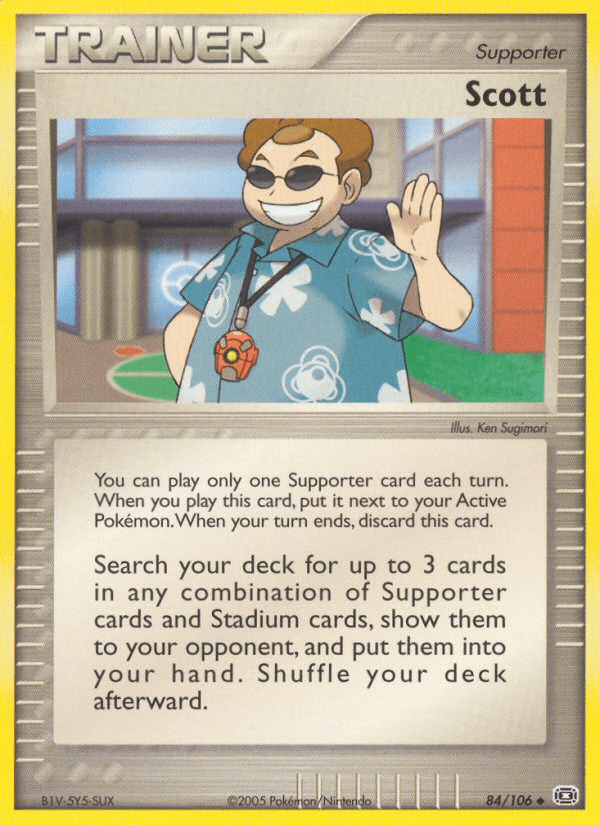 Scott Pokémon card