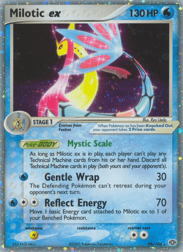Milotic ex Pokémon card
