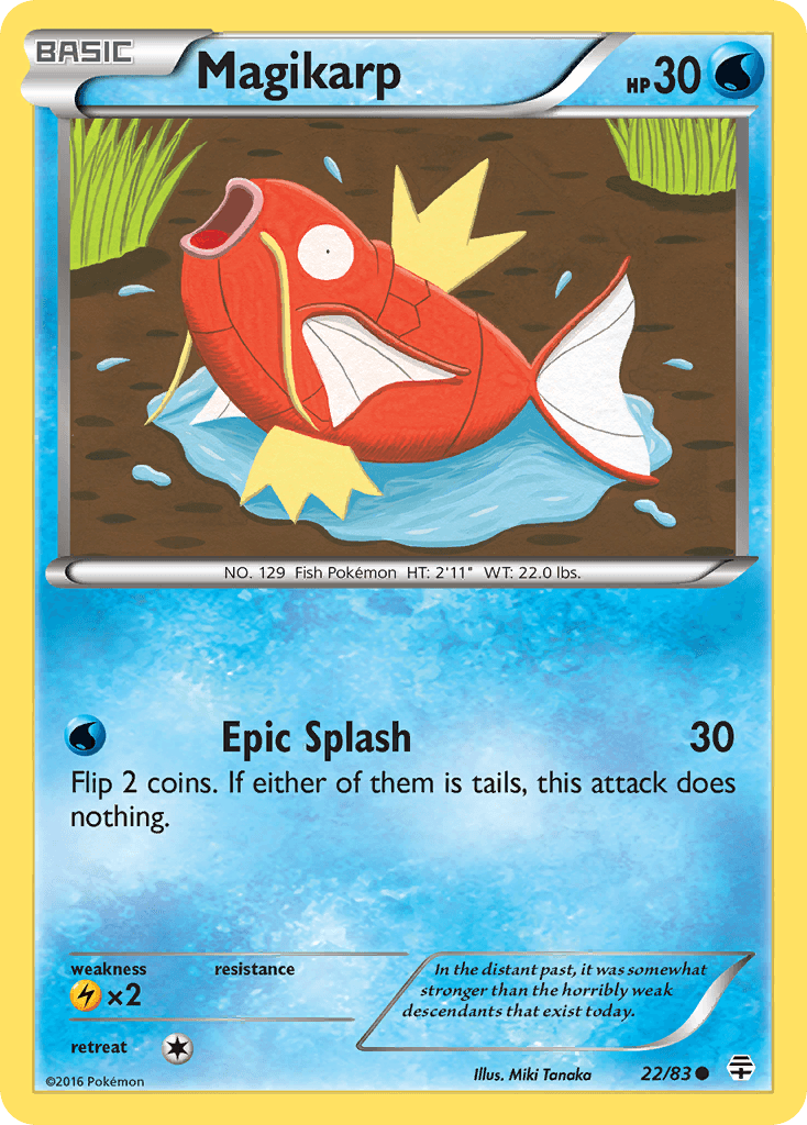 Magikarp Pokémon card