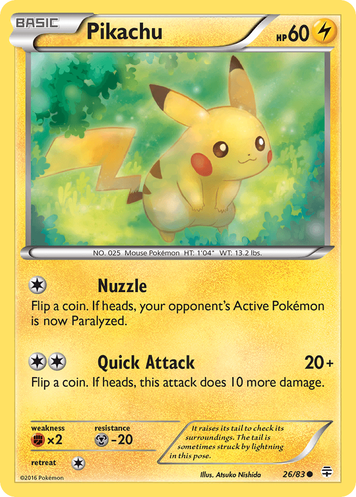 Pikachu from Generations