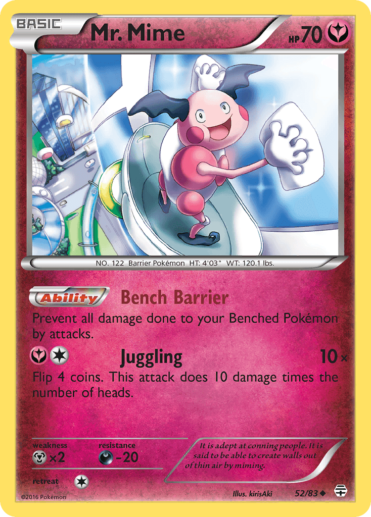 Mr. Mime Pokémon card