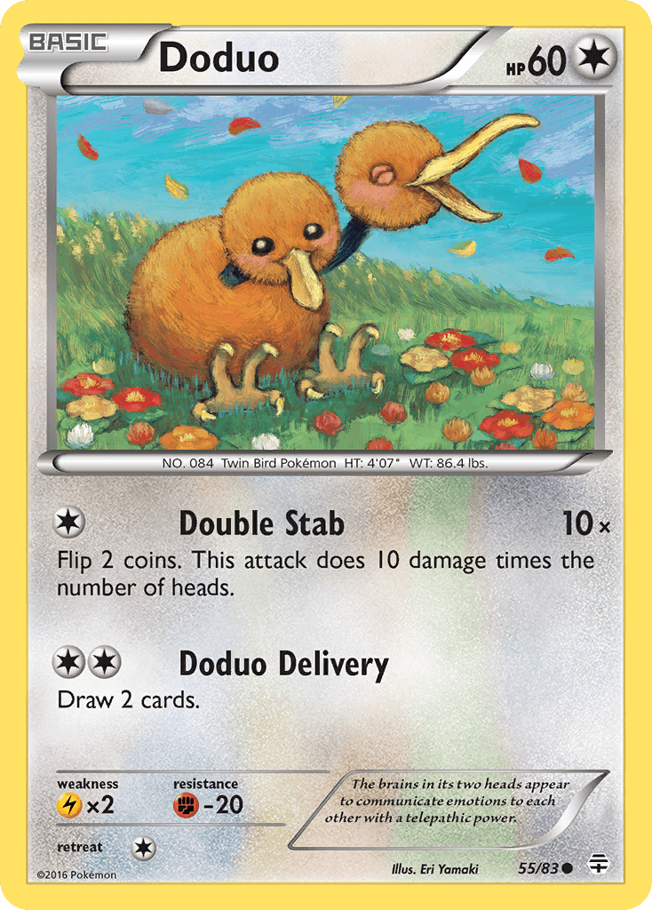 Doduo Pokémon card