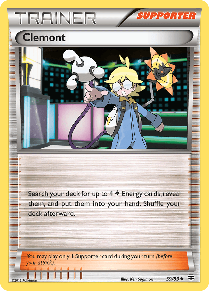 Clemont Pokémon card