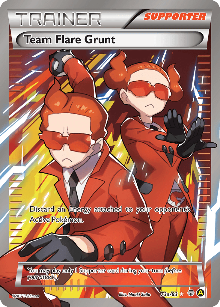 Team Flare Grunt Pokémon card