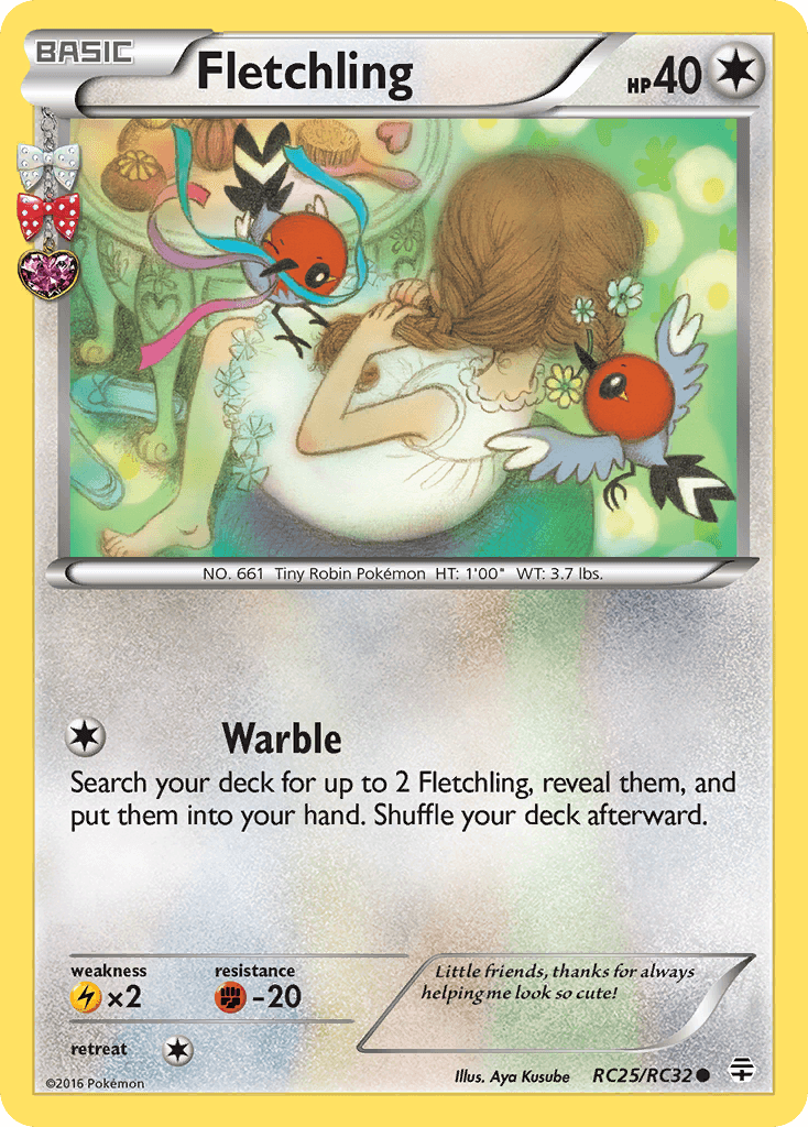 Fletchling Pokémon card