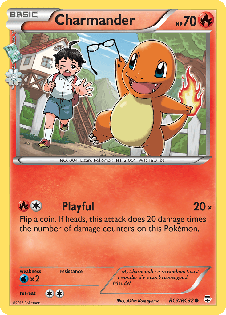 Charmander Pokémon card