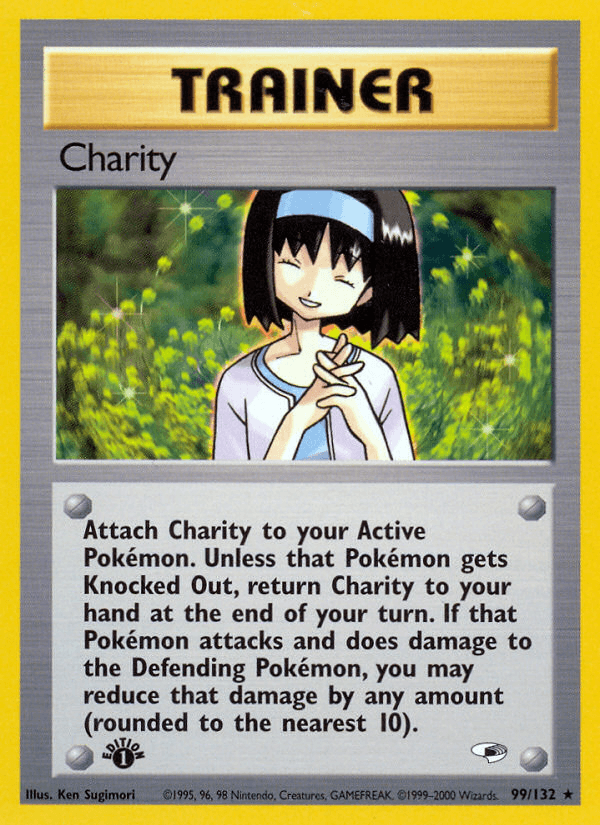 Charity Pokémon card
