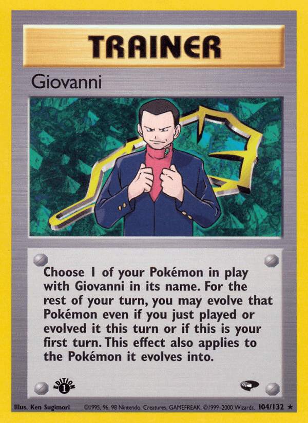 Giovanni Pokémon card