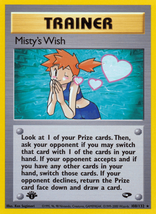 Misty's Wish Pokémon card