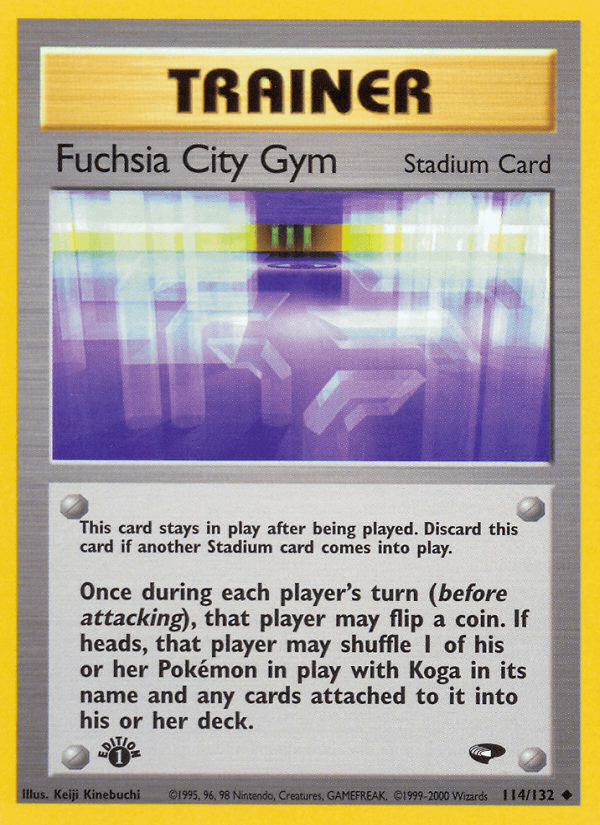 Fuchsia City Gym Pokémon card