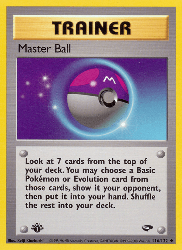 Master Ball Pokémon card