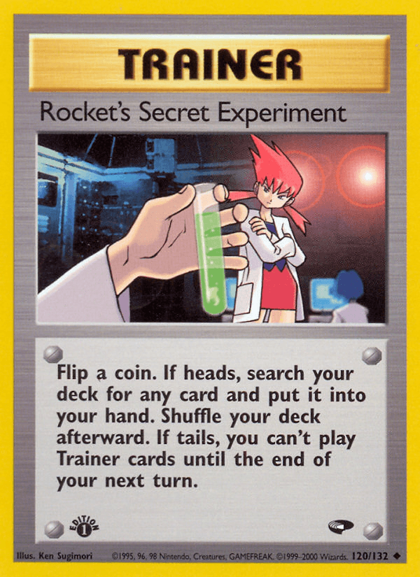 Rocket's Secret Experiment Pokémon card
