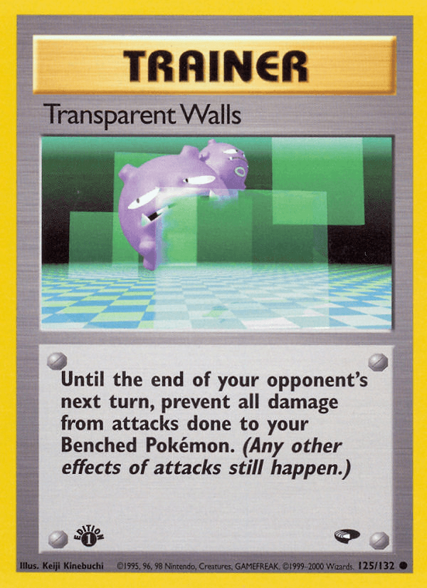 Transparent Walls Pokémon card