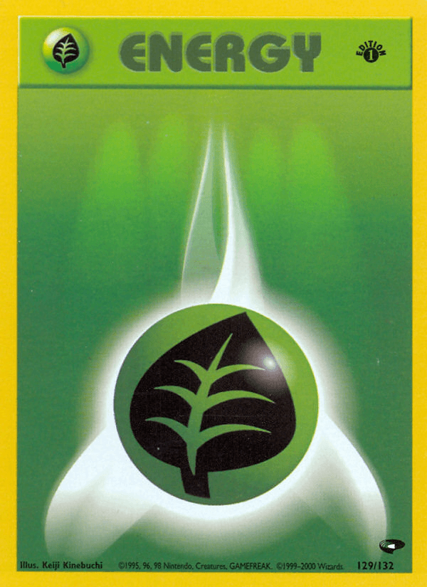 Grass Energy Pokémon card