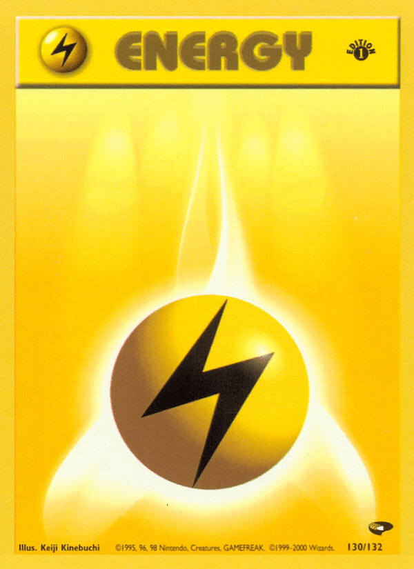 Lightning Energy Pokémon card