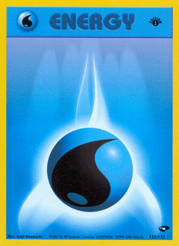 Water Energy Pokémon card