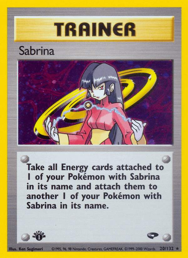 Sabrina Pokémon card