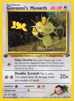 Giovanni's Meowth