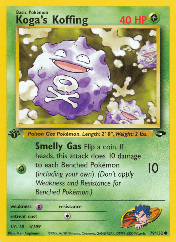 Koga's Koffing Pokémon card