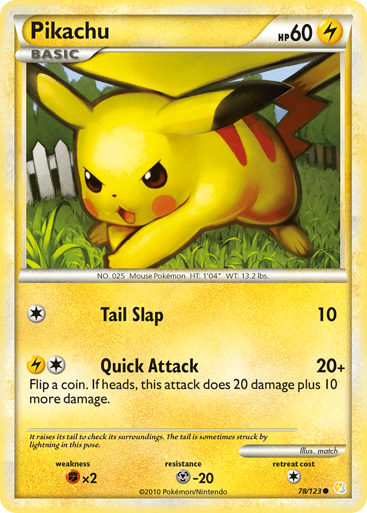 Pikachu from HeartGold & SoulSilver