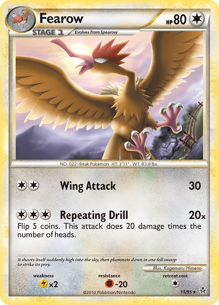 Fearow Pokémon card