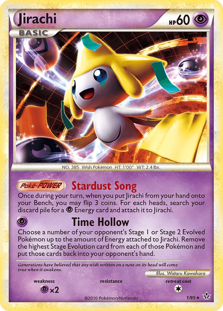 Jirachi Pokémon card
