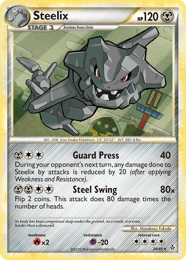Steelix Pokémon card